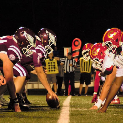 football players in a game