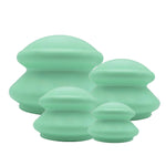 Mint colored Silicone Cupping Set of 4