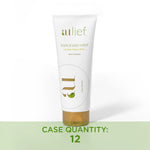 aulief gold organic pain relief cream 7oz tube with text case quantity: 12