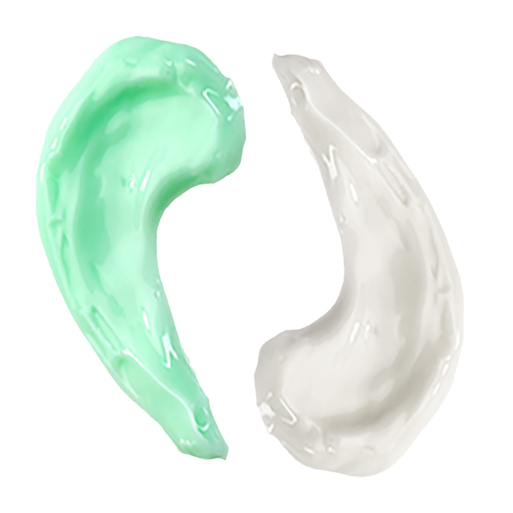 Swirl of aulief white and aulief mint