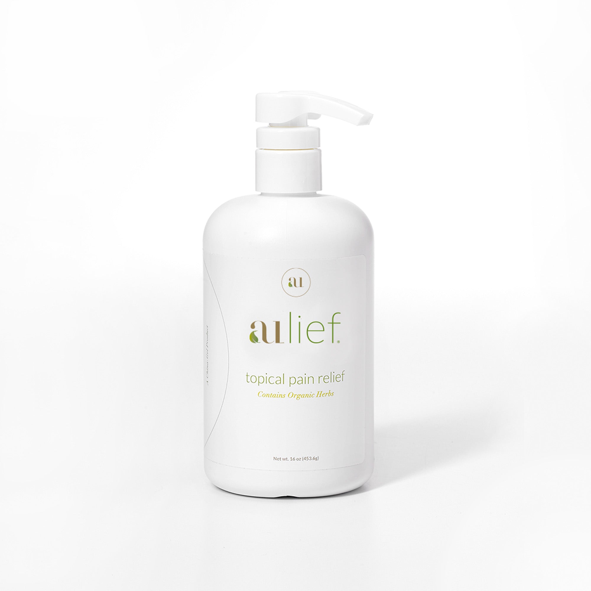 aulief 16 oz plastic bottle with pump
